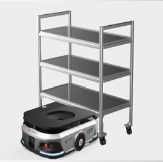 AGV fleet with laser SLAM navigation