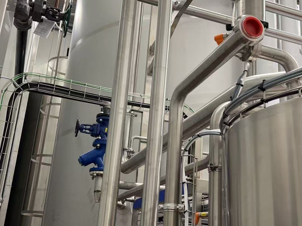 Stainless process piping