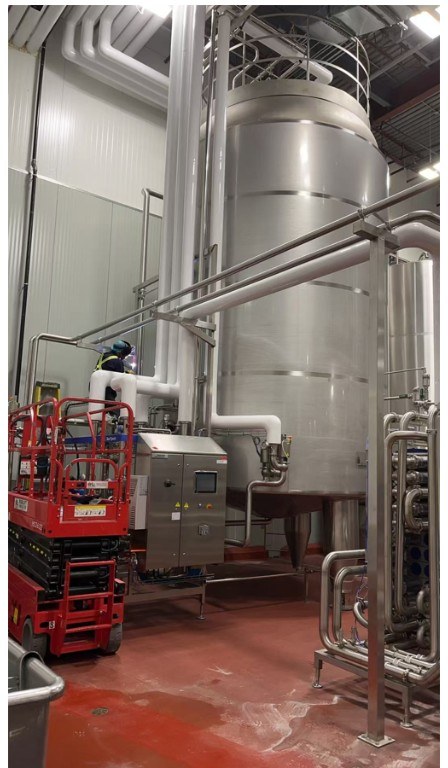 Pressure pipe system in facility