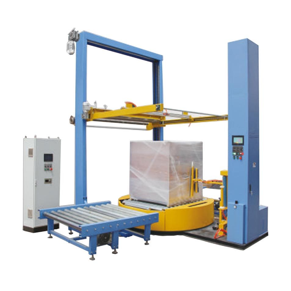 Pallet wrapping machine